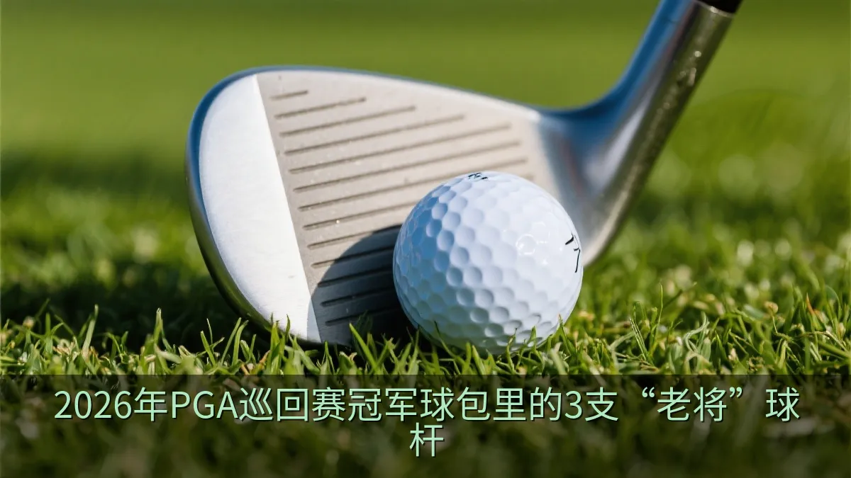 高尔夫劈杆杆面沟槽与草地上的高尔夫球特写