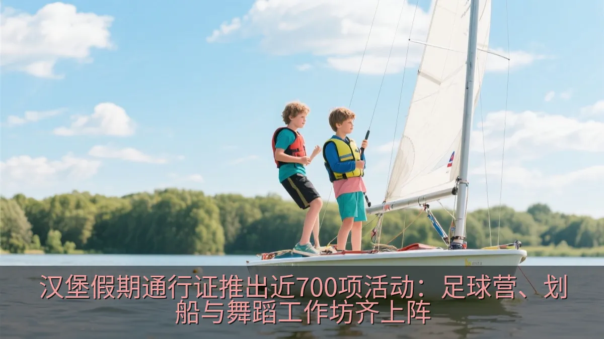 汉堡假期通行证推出近700项活动：足球营、划船与舞蹈工作坊齐上阵
