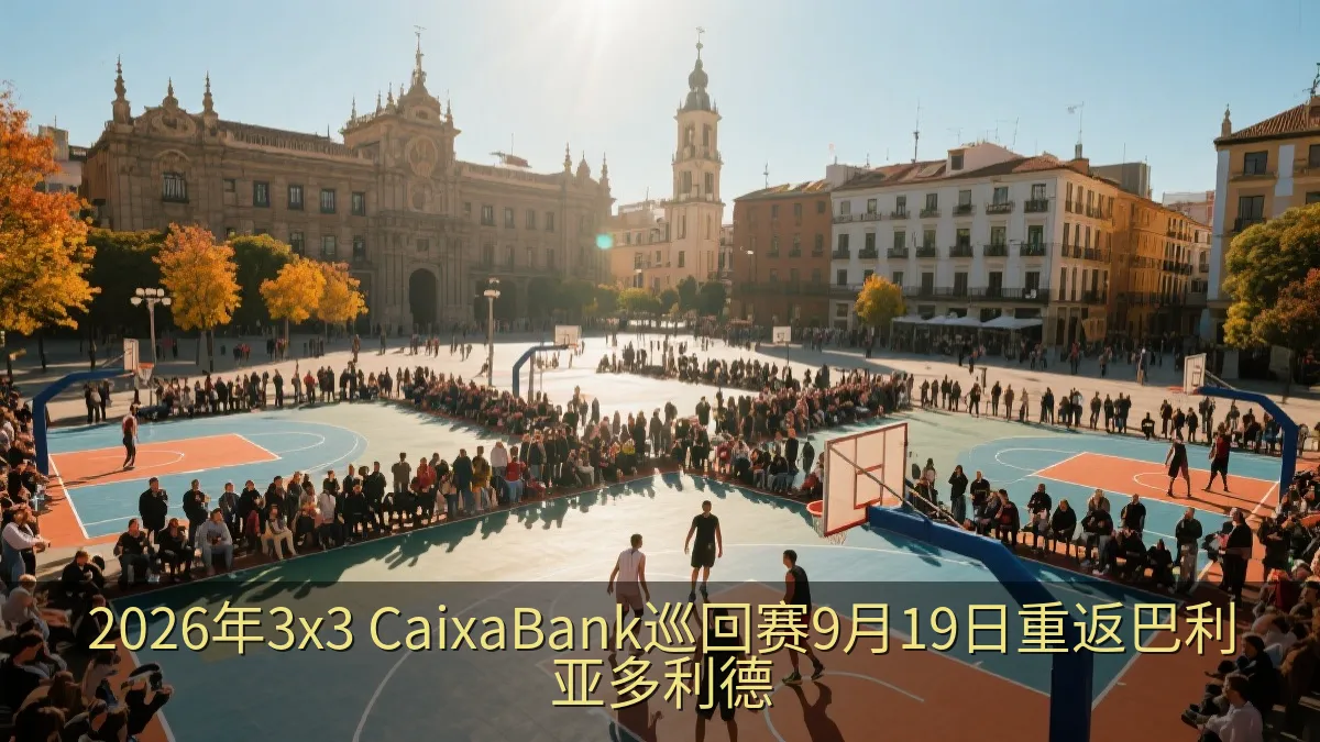 2026年3x3 CaixaBank巡回赛9月19日重返巴利亚多利德