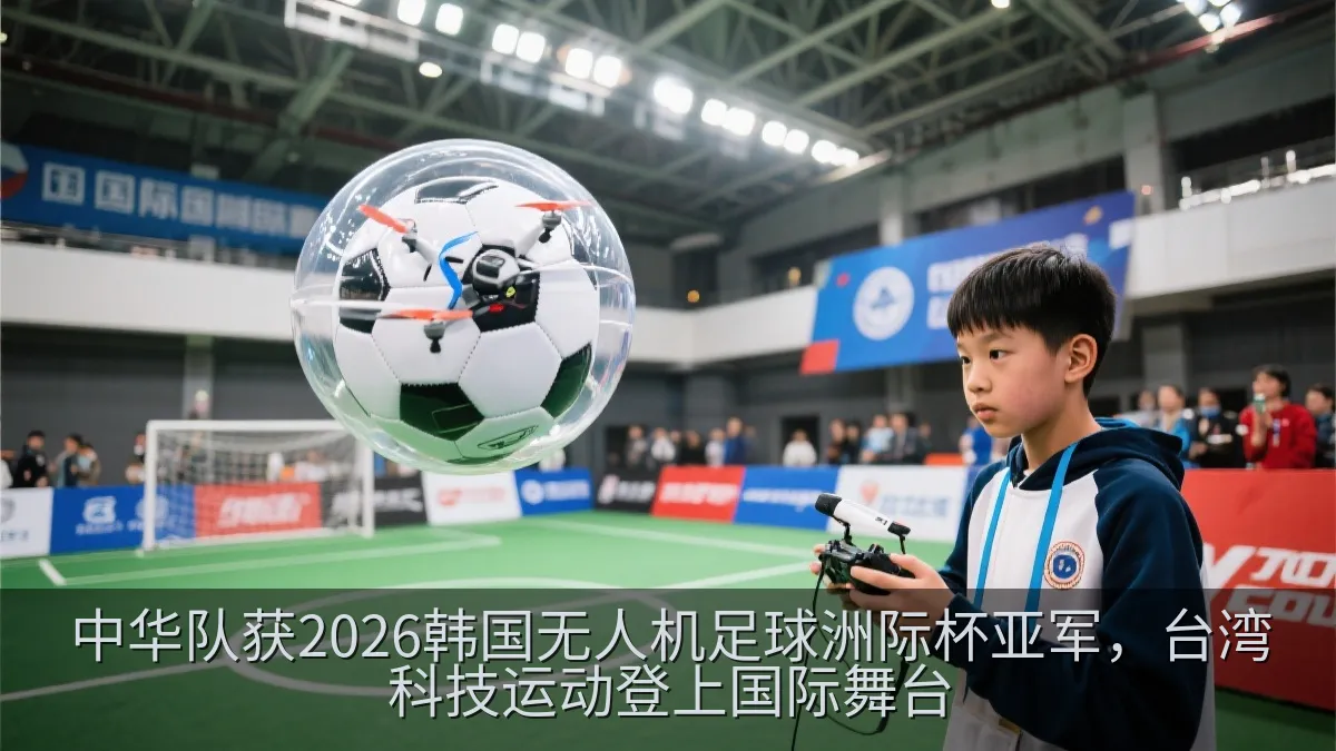 中华队获2026韩国无人机足球洲际杯亚军，台湾科技运动登上国际舞台